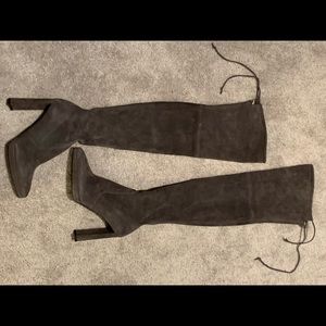 Stuart Weitzman highland-over the knee suede boots. Like New- no damage